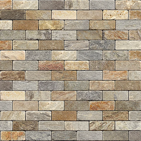 Nischenverkleidung Melamin – MM69L Natursteinwand farbig