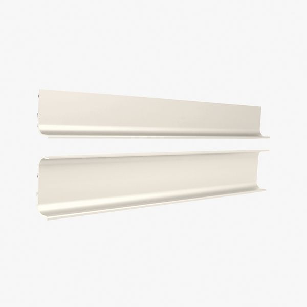seashell white grip ledges for handless kitchen