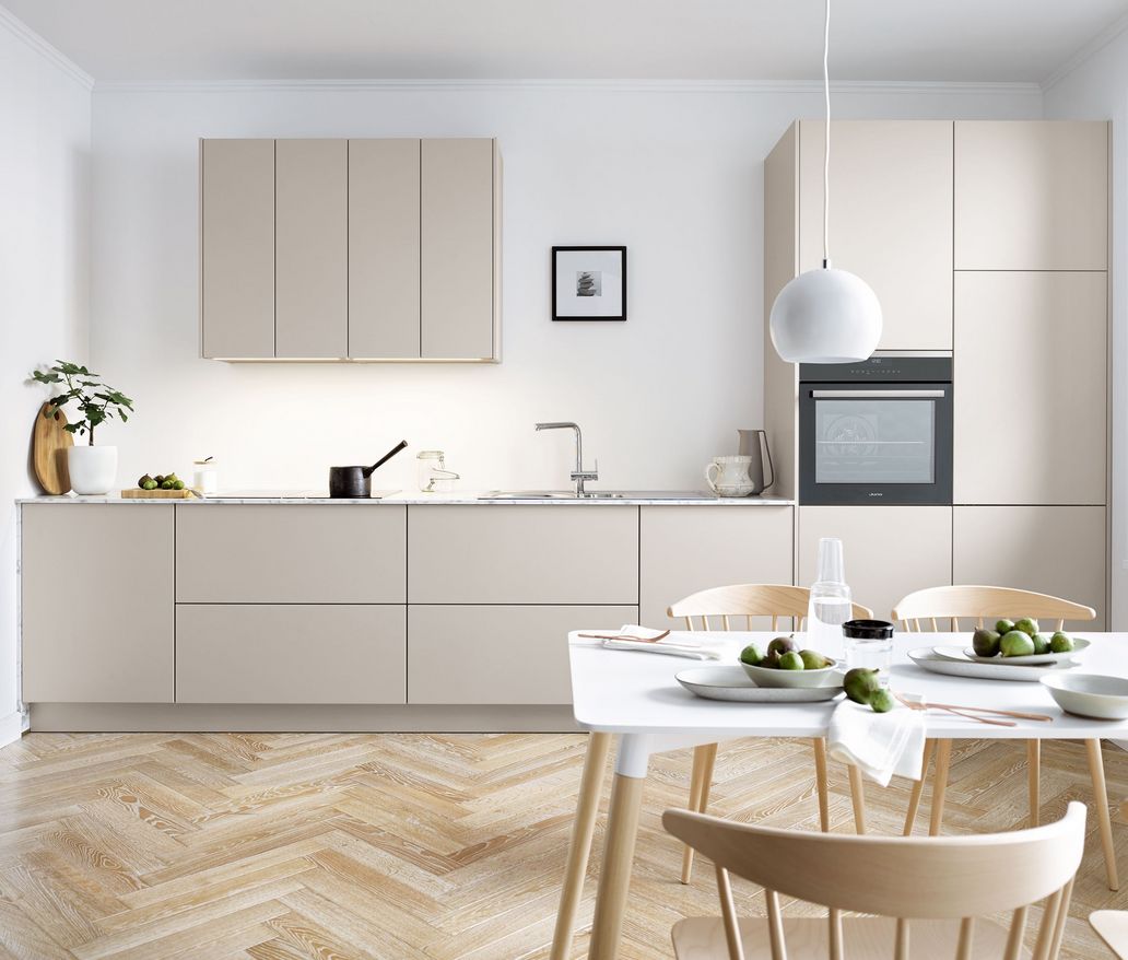 modern sand grey kitchen