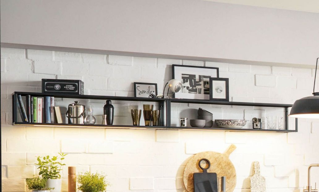 black frame rack