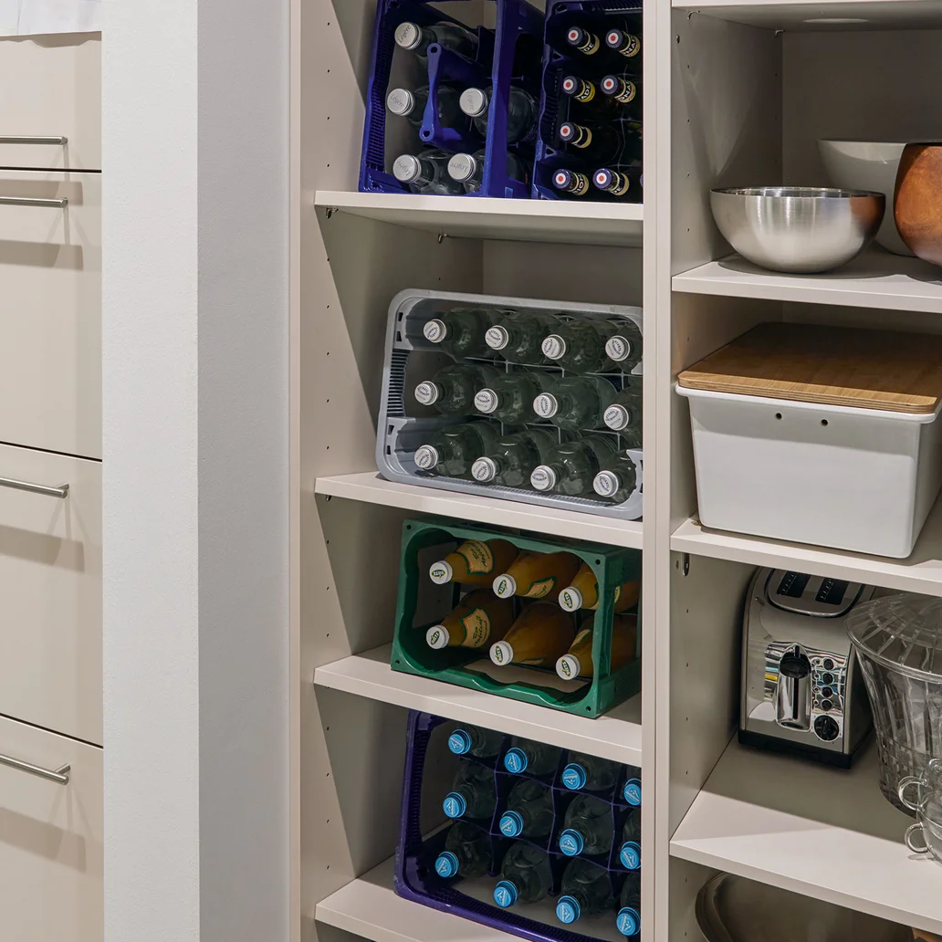 storage and drink crates