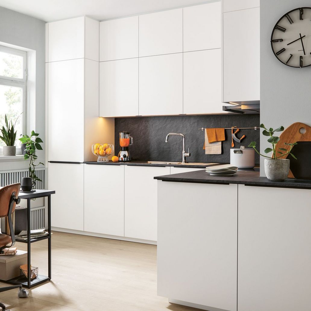 white modern kitchen