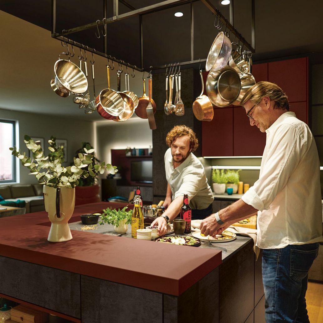 Indischrot Kochinsel